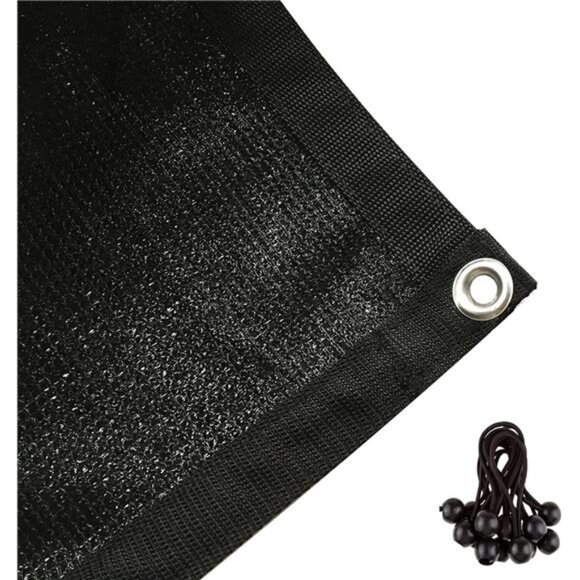 90% Shade Fabric Shade Fabric Sun Shade Cloth with Grommets for Pergola Cover - Picture 1 of 8